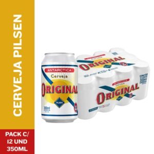 Cerveja Original lata 350 ml pack com 12