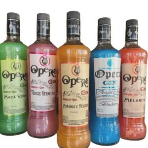 Gin Opera 900ml com Glitter - Sabores