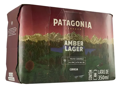 Patagonia Amber Larger 350ml - Pack 8 Unidades